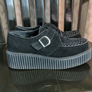Demonia Sz 10 Women's 2" Platform Loafers Creepers